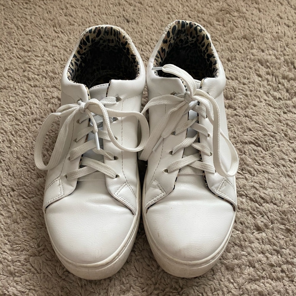 White sneakers